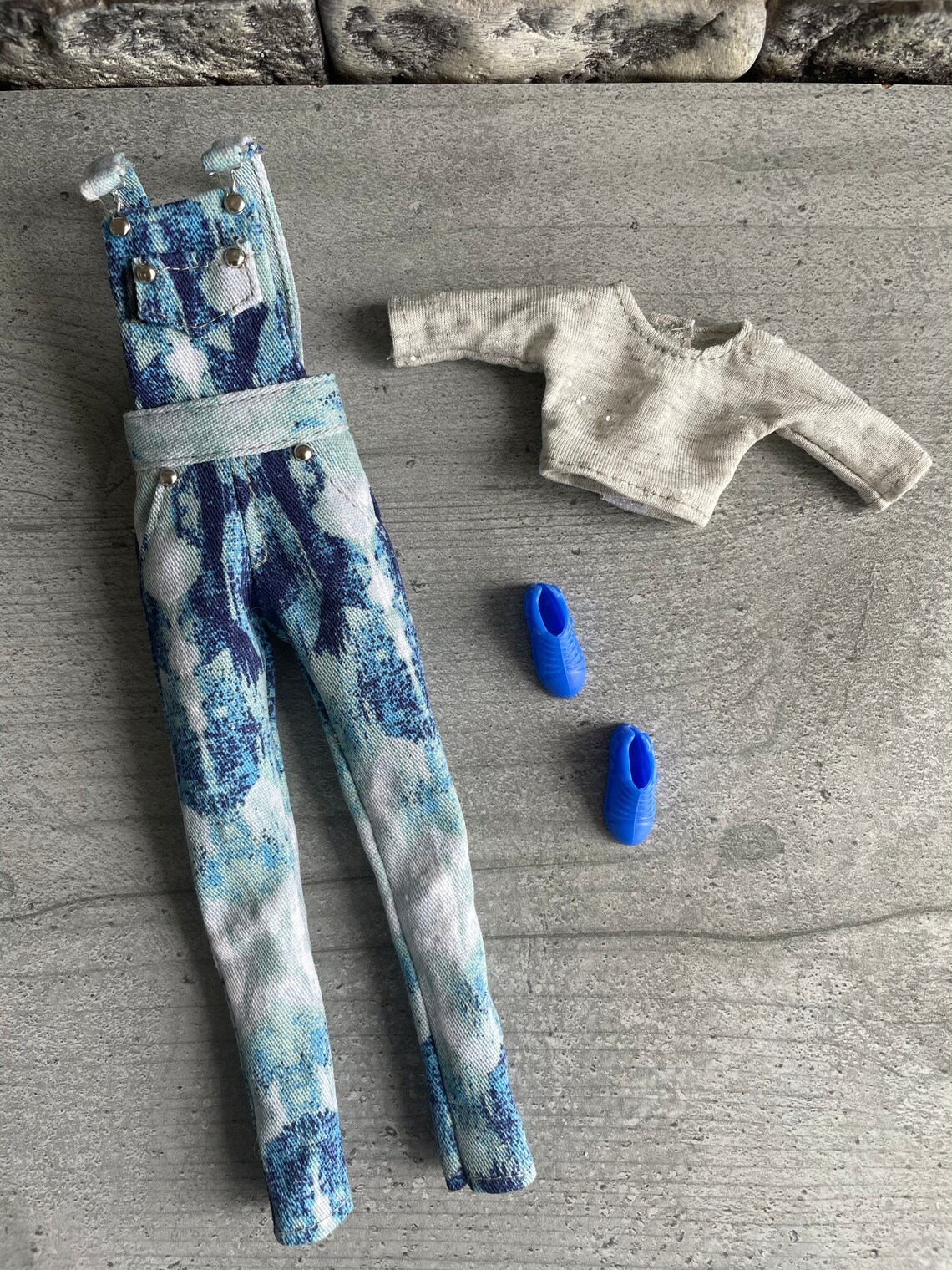 Barbie overalls Barbie jumpsuit Barbie clothes set Etsy