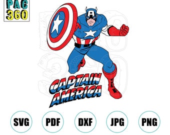 Download Captain America Birthday Svg Etsy