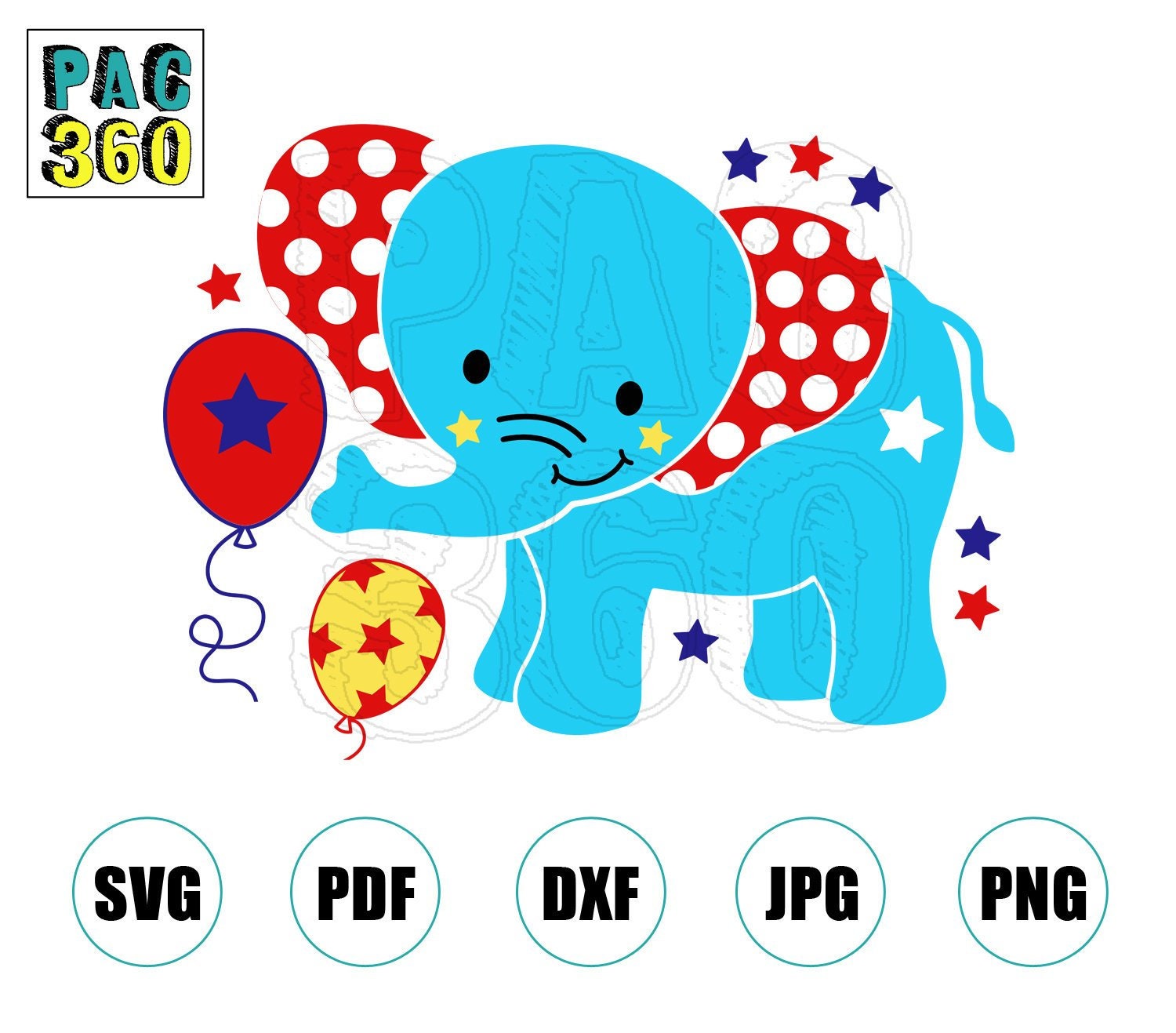 Download Baby Elephant Svg Etsy