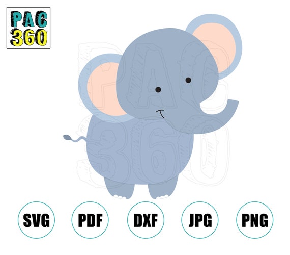 Download Baby Elephant Svg Etsy