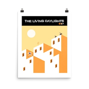 The LIVING DAYLIGHTS | James Bond 007 Poster