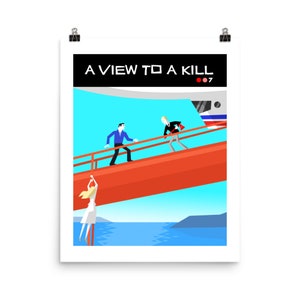 A VIEW to a KILL | James Bond 007 Poster