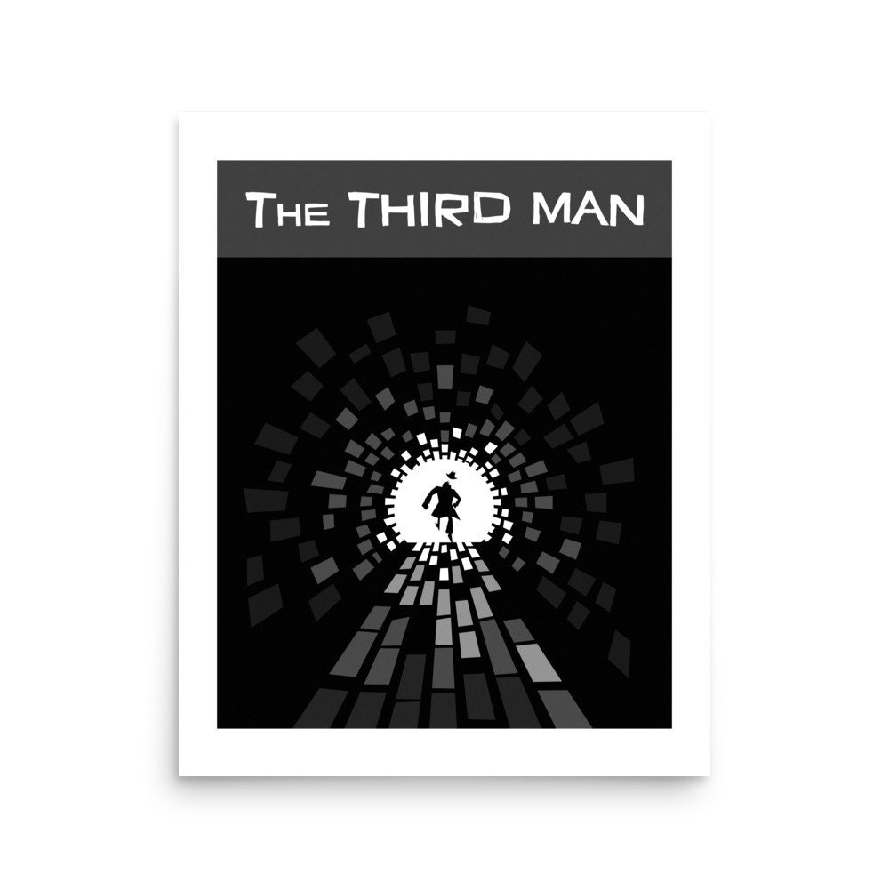 The THIRD MAN Poster | Orson Welles | Joseph Cotton | Film Noir