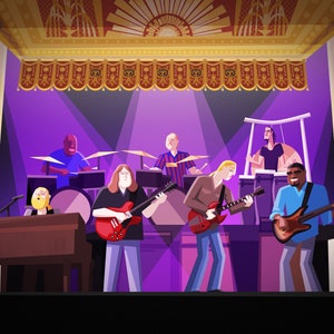 ALLMAN BROTHERS Band | Beacon Theatre | 2009 Poster | Gregg Allman | Warren Haynes | Derek Trucks