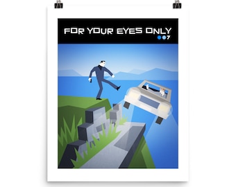 FOR Your Eyes ONLY | James Bond 007 Poster