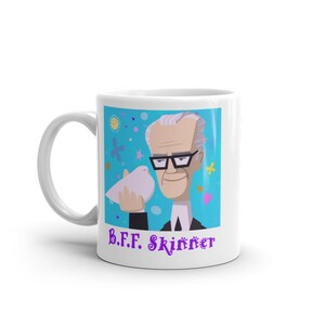 BFF SKINNER White glossy mug | ABA | Behavior Analysis