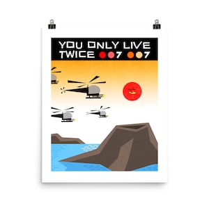 You Only LIVE TWICE | James Bond 007 Poster