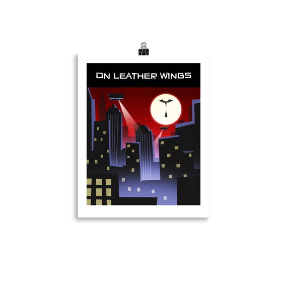 On Leather Wings BATMAN the ANIMATED Series Manbat Poster - Etsy On Leather Wings BATMAN the ANIMATED Series Manbat Poster - Etsy