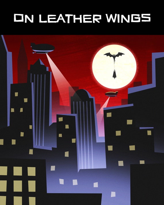 On Leather Wings BATMAN the ANIMATED Series Manbat Poster - Etsy On Leather Wings BATMAN the ANIMATED Series Manbat Poster - Etsy