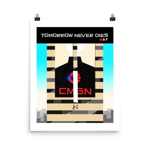 TOMORROW Never DIES | James Bond 007 Poster