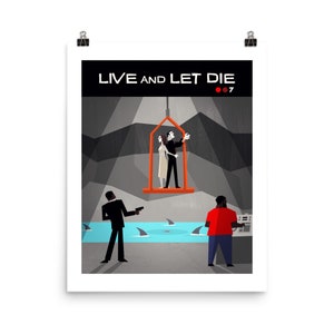 LIVE and LET DIE | James Bond 007 Poster