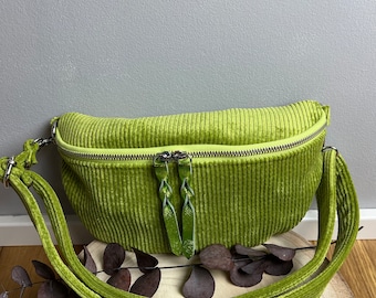 Cord Bauchtasche Kiwi