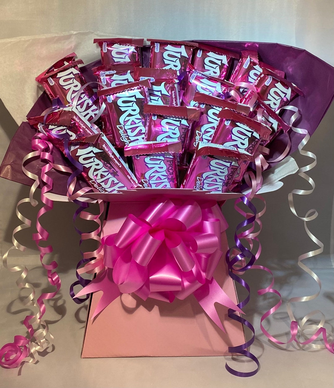 Frys Turkish Delight Chocolate Bouquet Luxury Chocolate Gift Christmas Birthday Anniversary