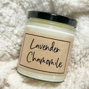 Scented Candle Scented Soy Candle Lavender Chamomile Candle Eucalyptis Candle Rose Petals Candle Lavender Candle Spa Candle Aromatherapy image 2