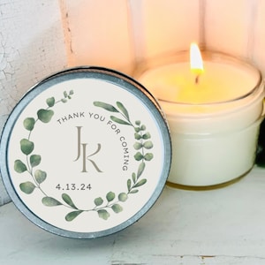 Set of 12 | Bulk Wedding Favors | Candle Favor | Favors for Guests | Wedding Candle Favor | Favors For Wedding Guests | Custom Wedding Favor