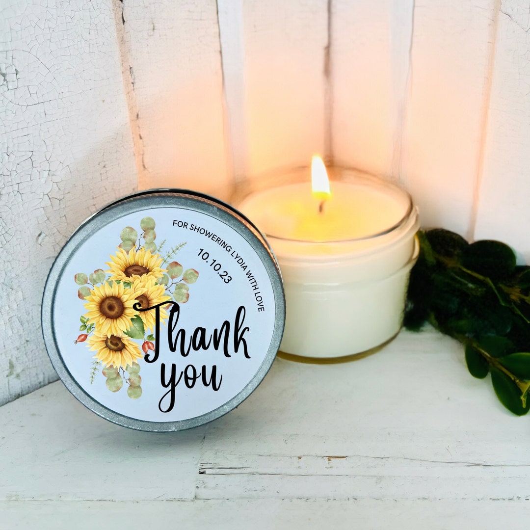 Set of 12 Bulk Bridal Shower Favors Soy Jar Candle Favor Favors for ...