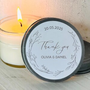 Set of 12 | Bulk Wedding Favors | Candle Favor | Favors for Guests | Wedding Candle Favor | Favors For Wedding Guests | Custom Wedding Favor