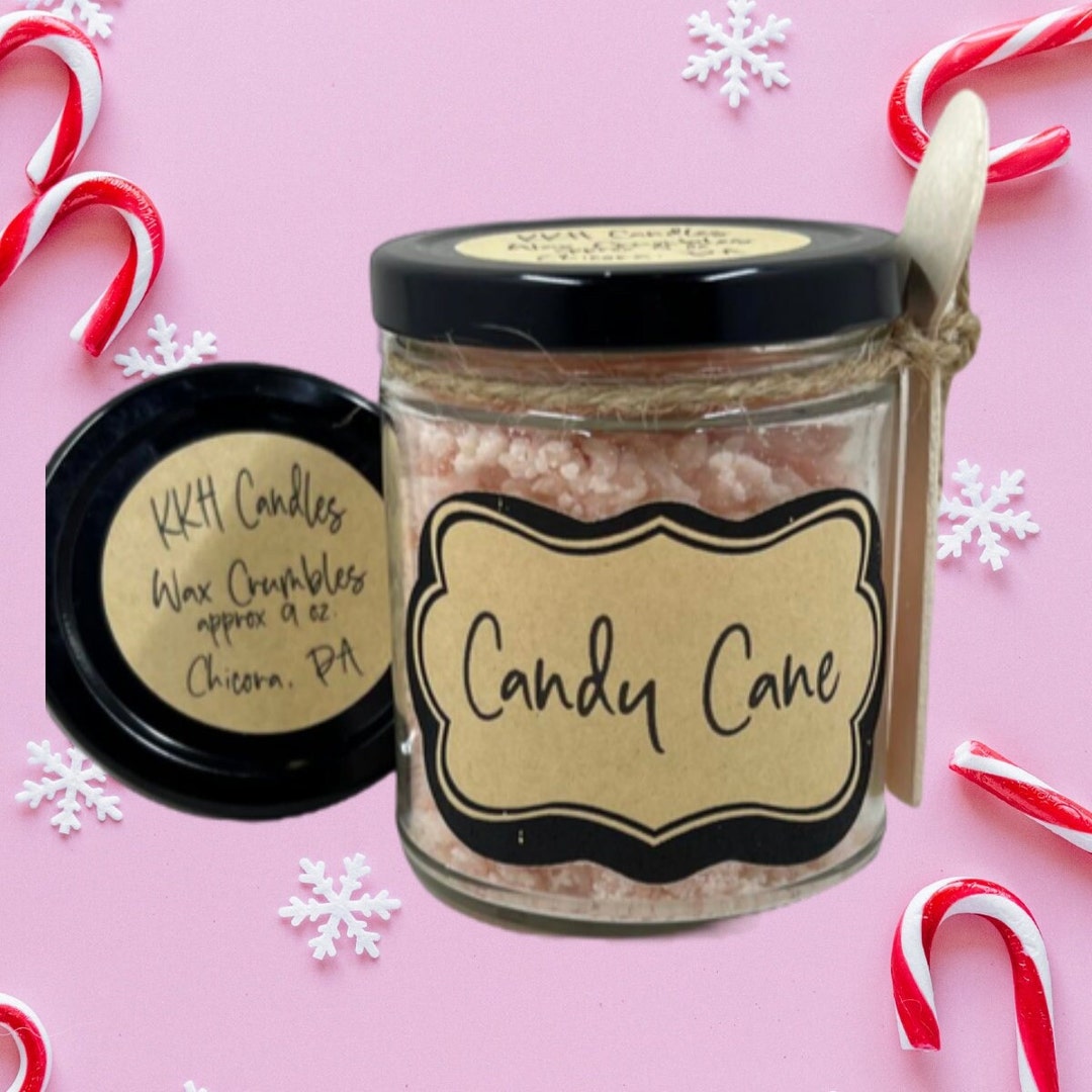 Candy Cane Wax Melt Crumble Wax Melts for Warmer Wax Melts for Etsy
