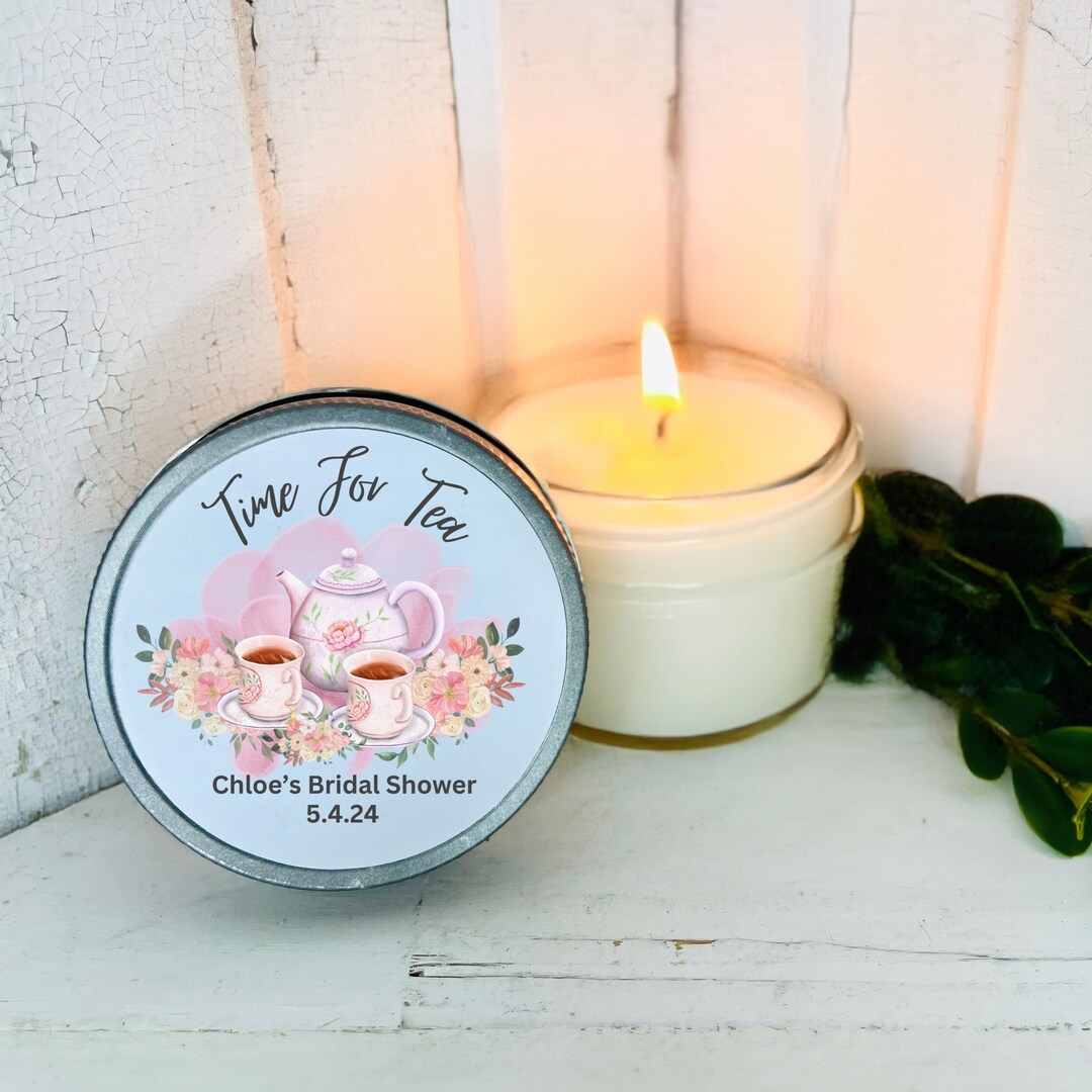 Set of 12 Bulk Bridal Shower Favors Soy Jar Candle Favor - Etsy