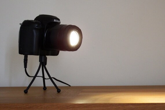 camera desk lamp