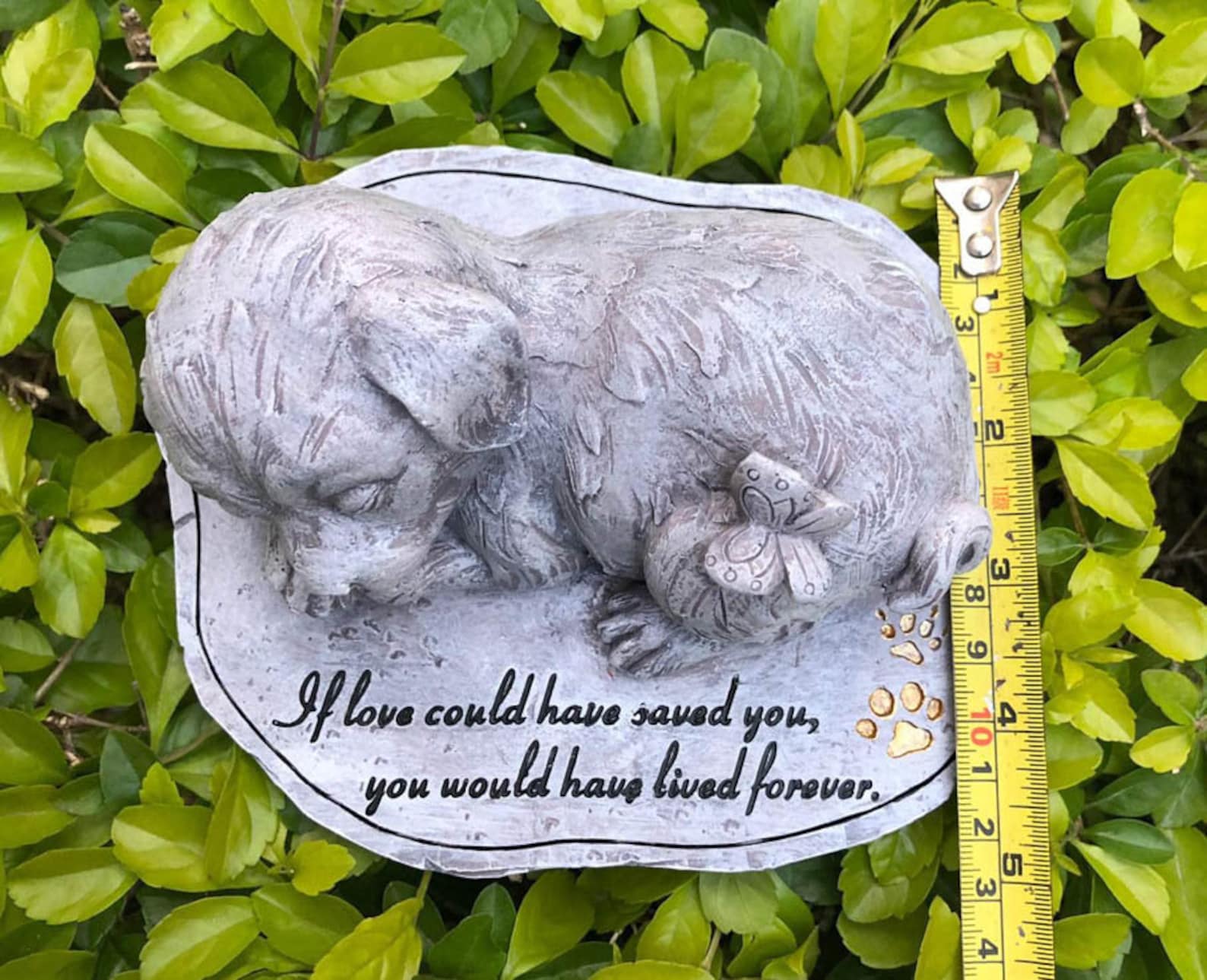 Personalized Pet Memorial Resin Stone Engraved Pet Stone Etsy