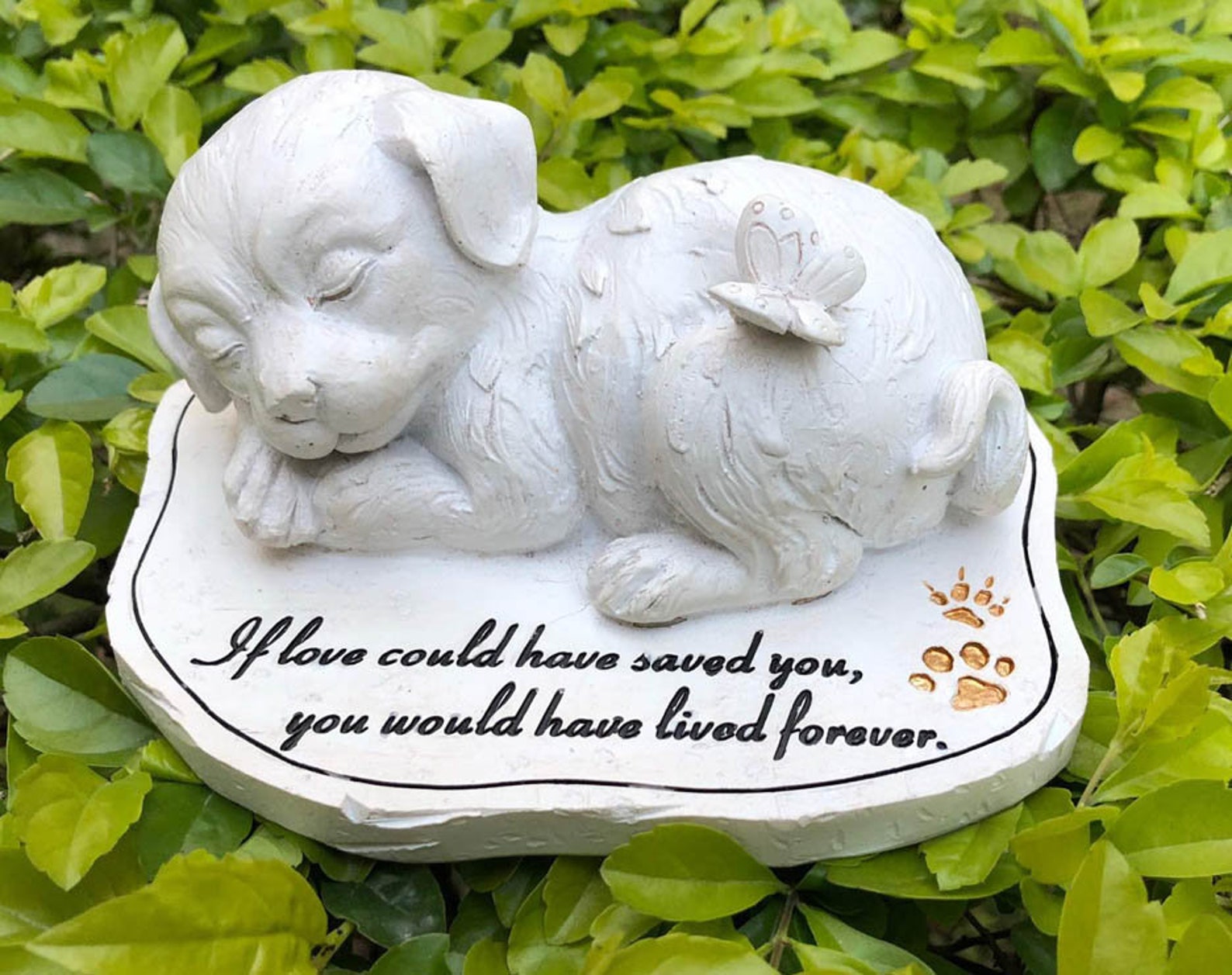 Personalized Pet Memorial Resin Stone Engraved Pet Stone Etsy