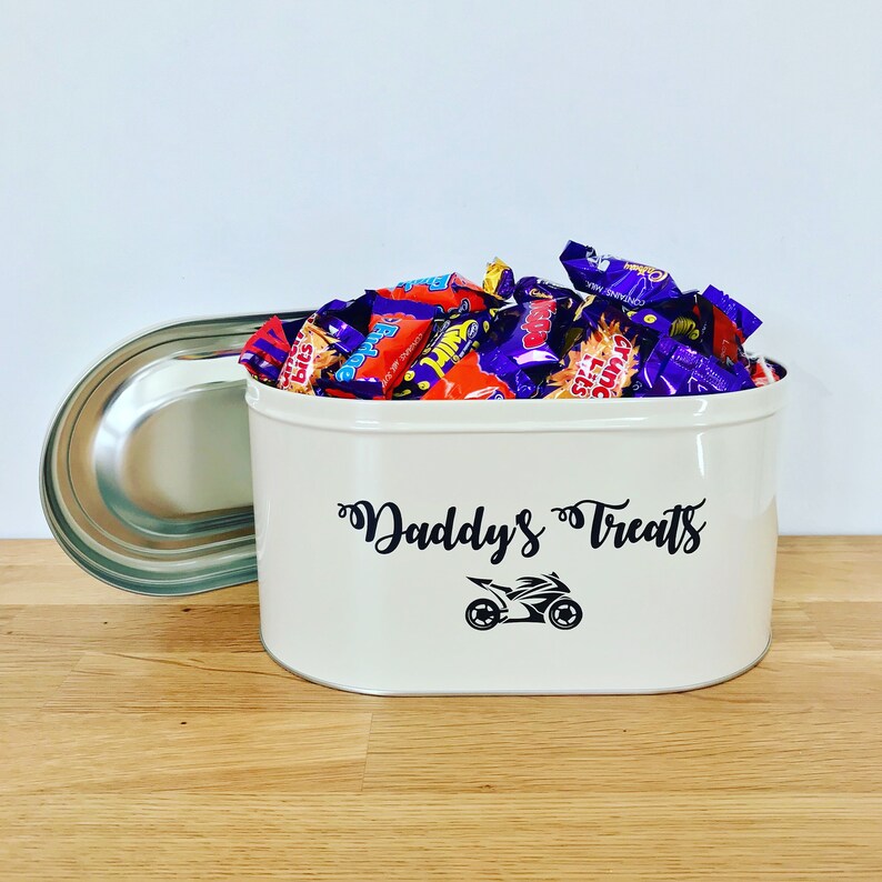 Personalised Storage Treat Tin Gift for Dad Daddy Grandad Etsy