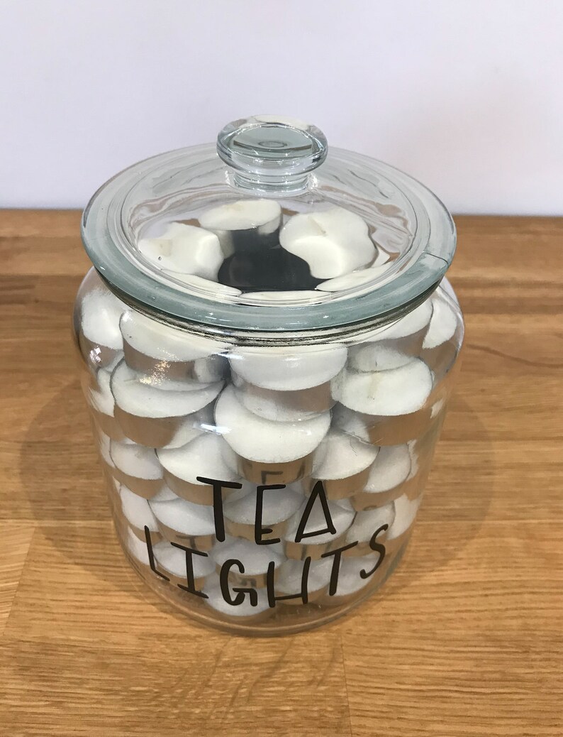 Personalised Storage Glass Jars 1.9 Litre With Rubber Seal Etsy