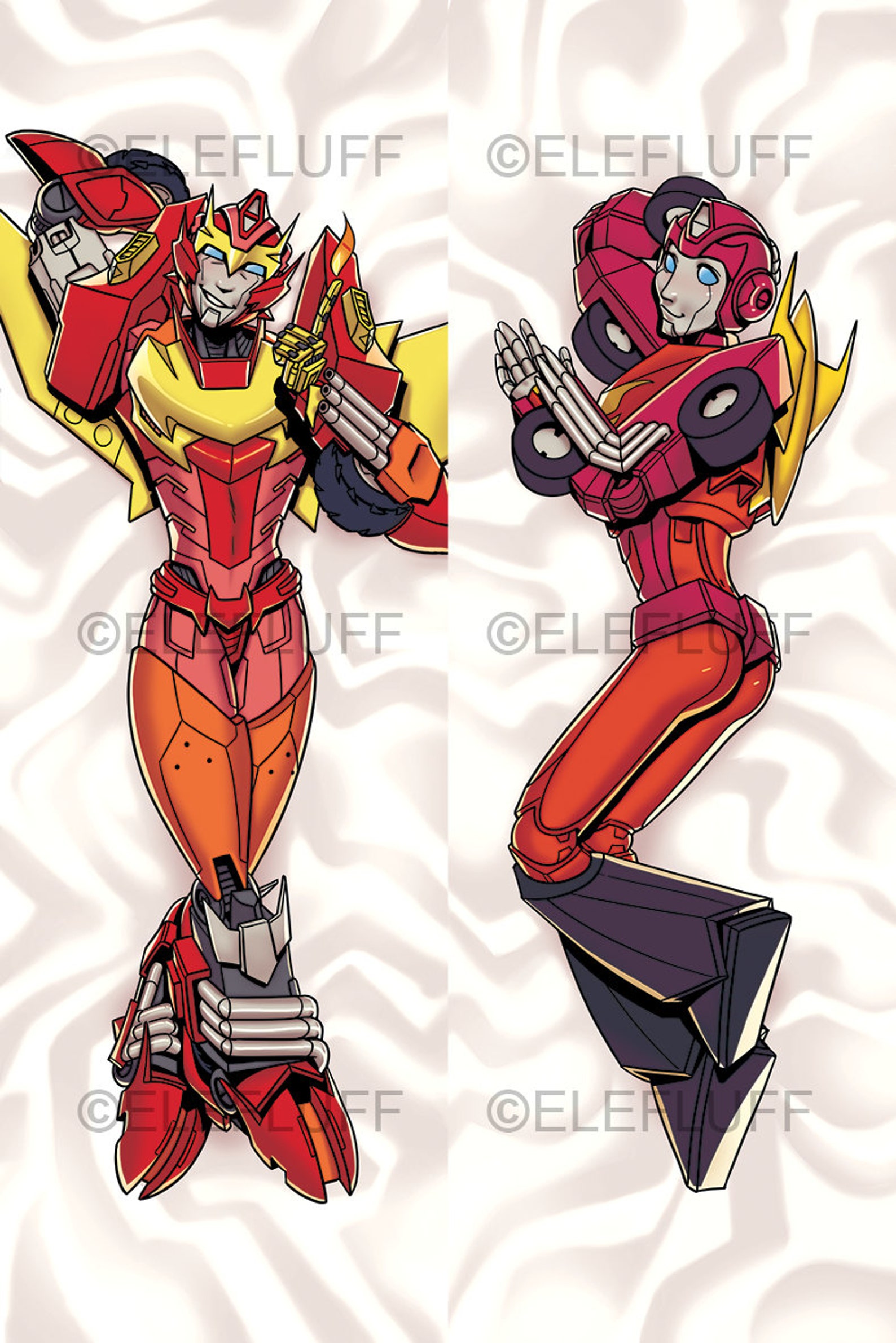 Starscream & Rodimus Body Pillows Etsy UK