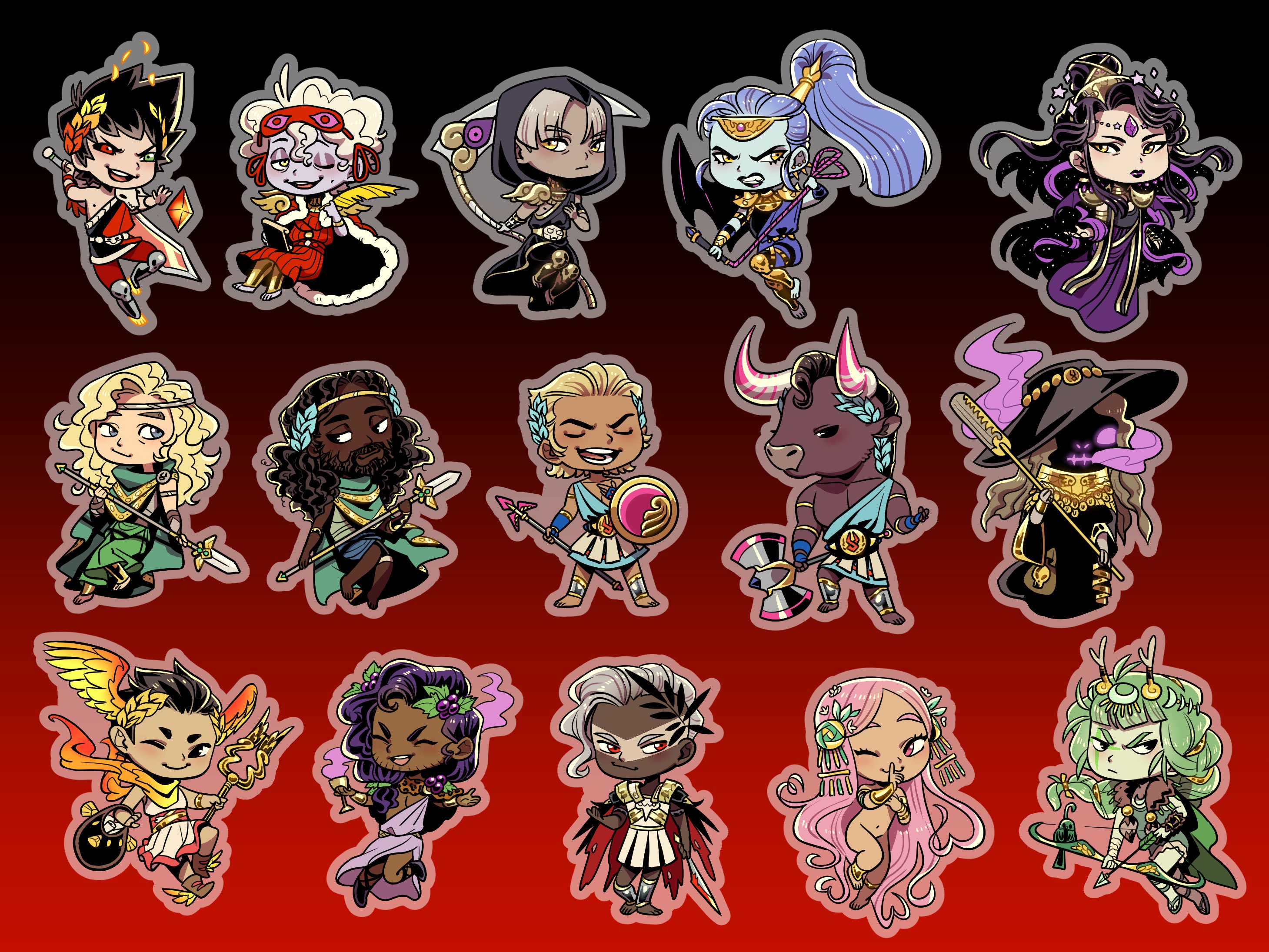 Hades Keychains