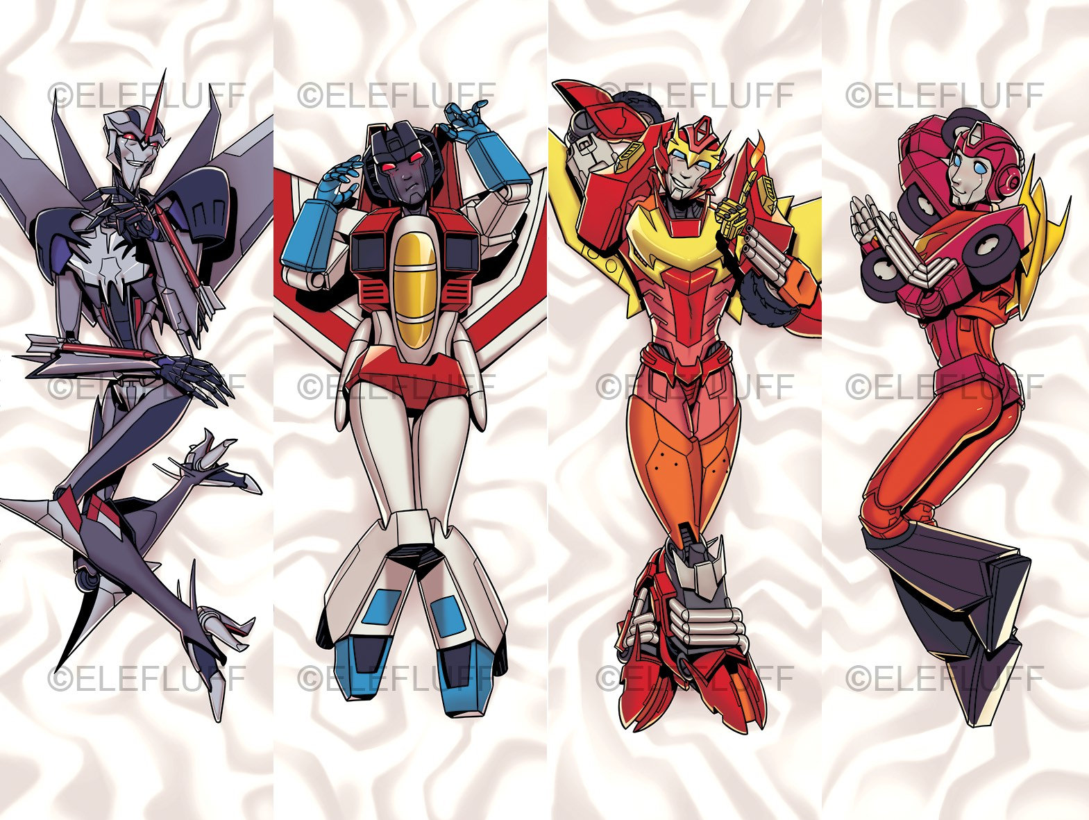 Starscream & Rodimus Body Pillows Etsy UK