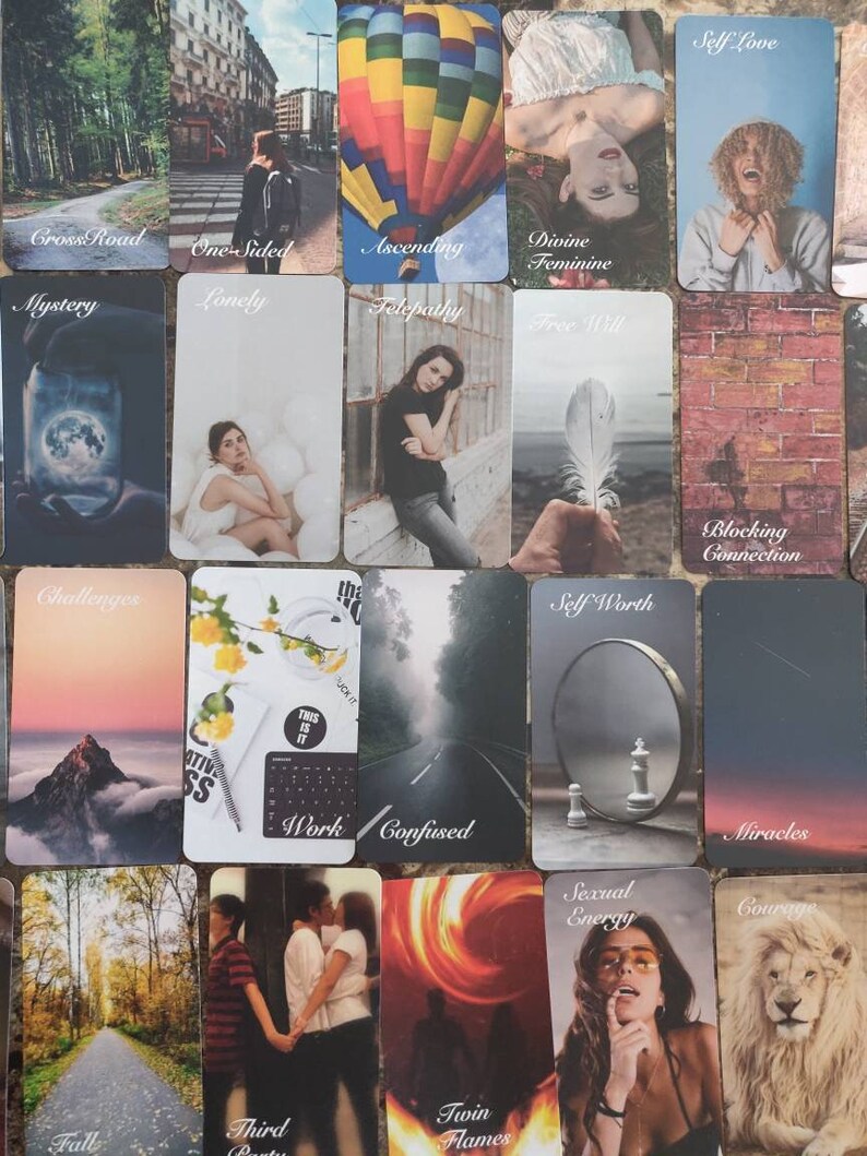 Twin Flame Oracle Cards Etsy