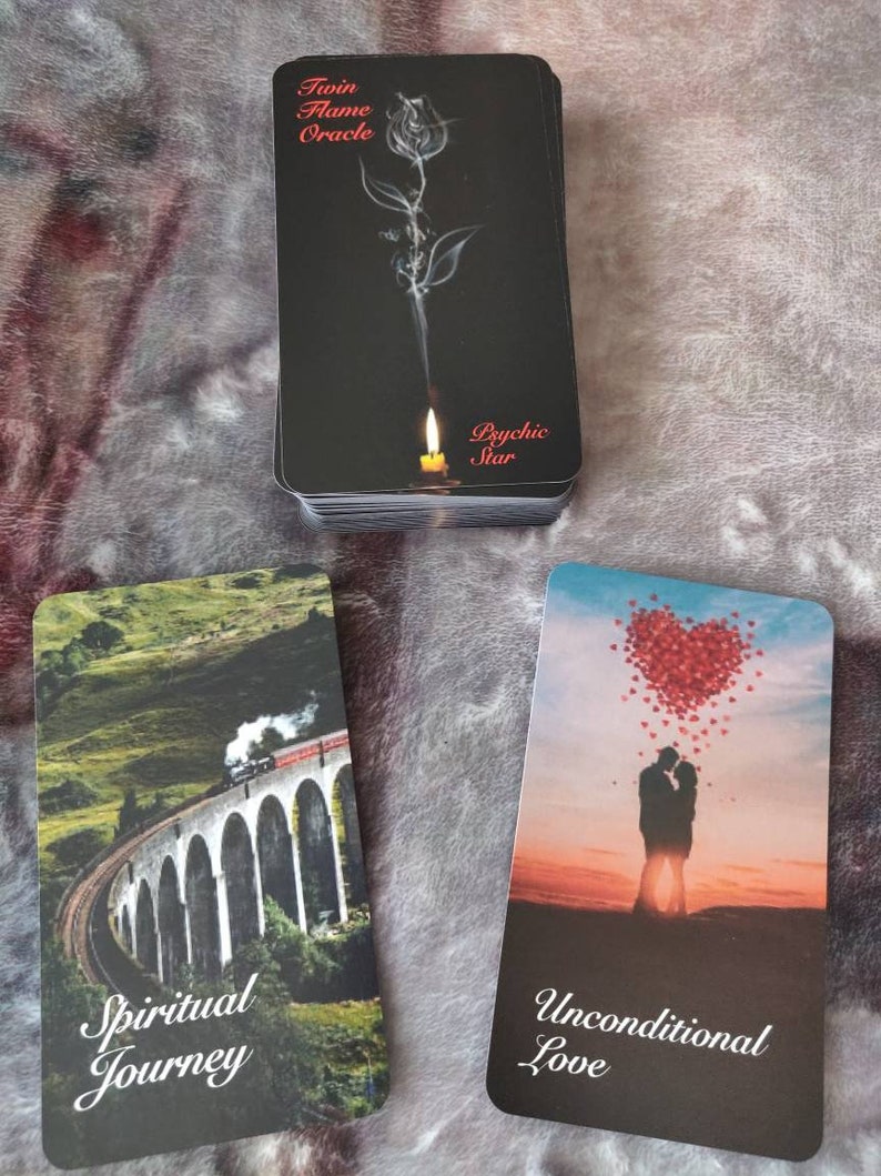 Twin Flame Oracle Cards Etsy