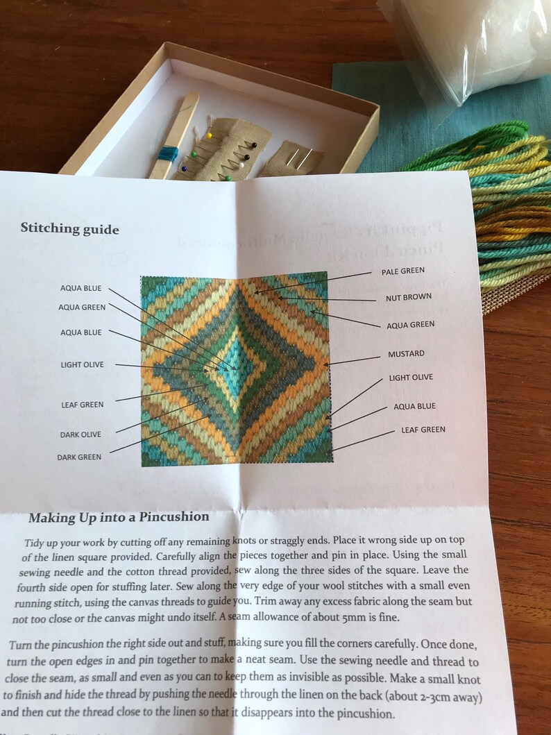 Bargello Kit Beginner Bargello Needlepoint Kit Bargello Etsy UK