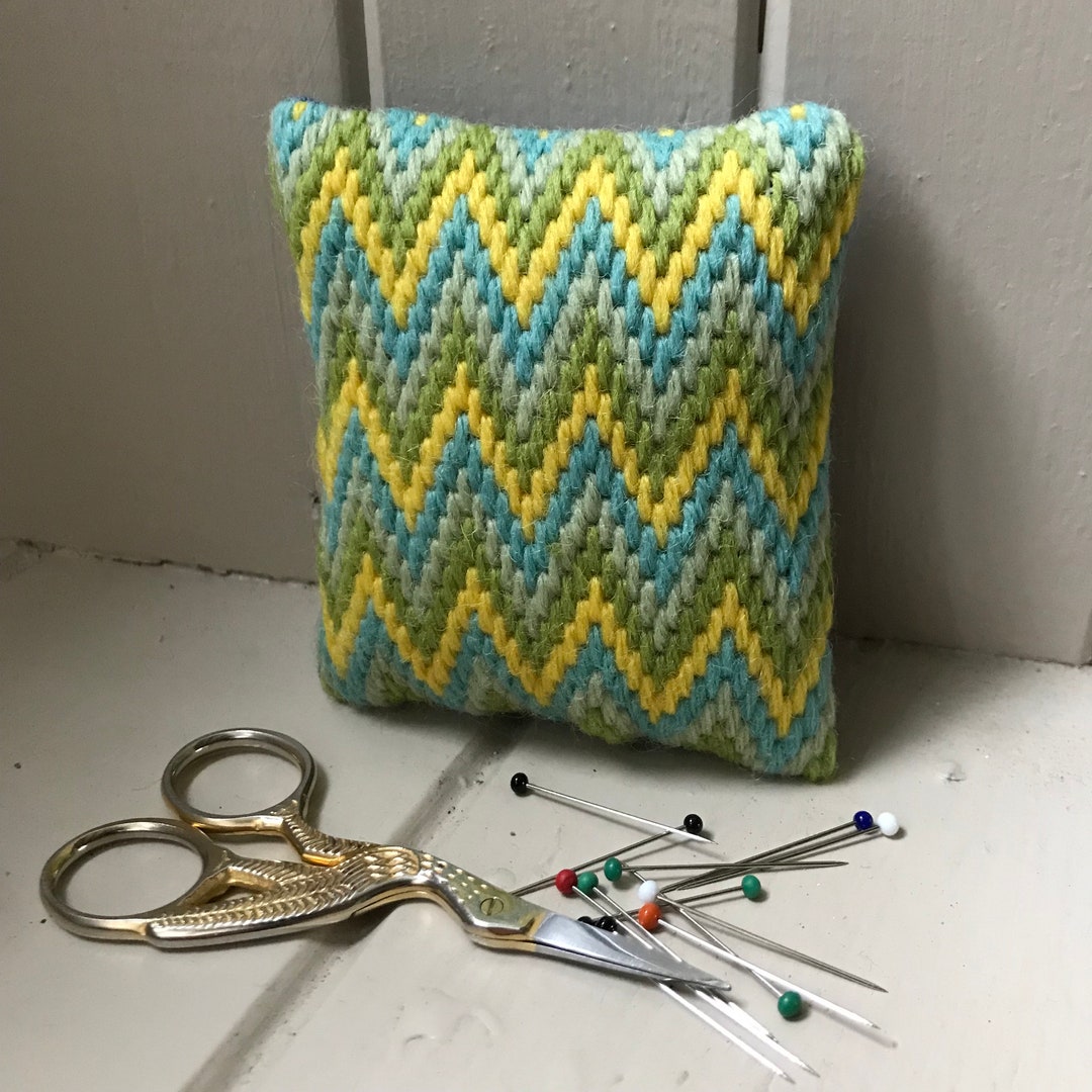 Tapestry / Needlepoint Pincushion Kit Suitable for Beginners With