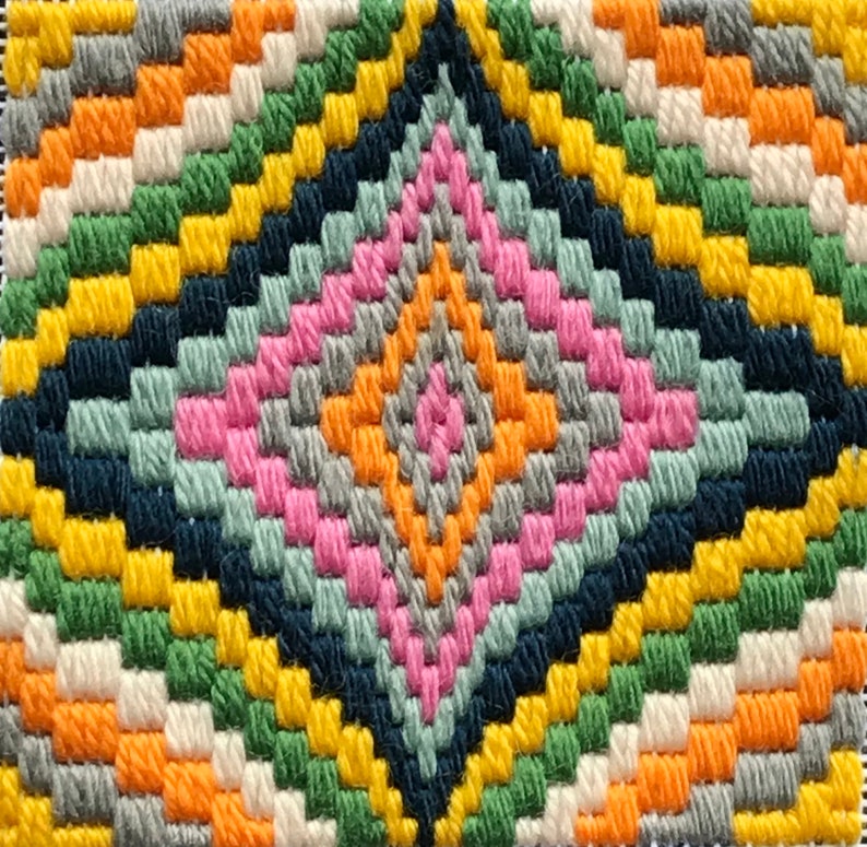 Bargello Kit Beginner Bargello Needlepoint Kit Bargello | Etsy