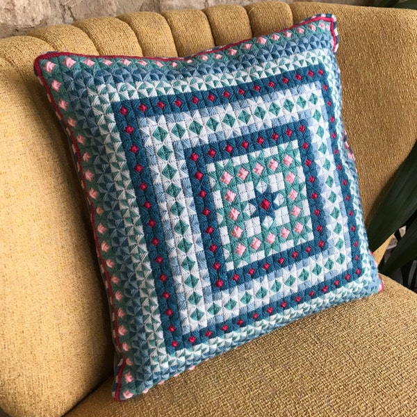 Needlepoint Pillow Etsy
