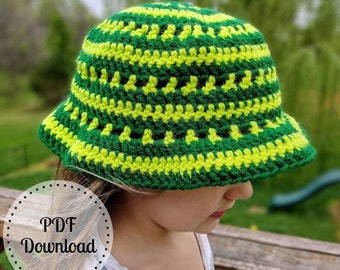 Modèle au crochet pour chapeaux bob