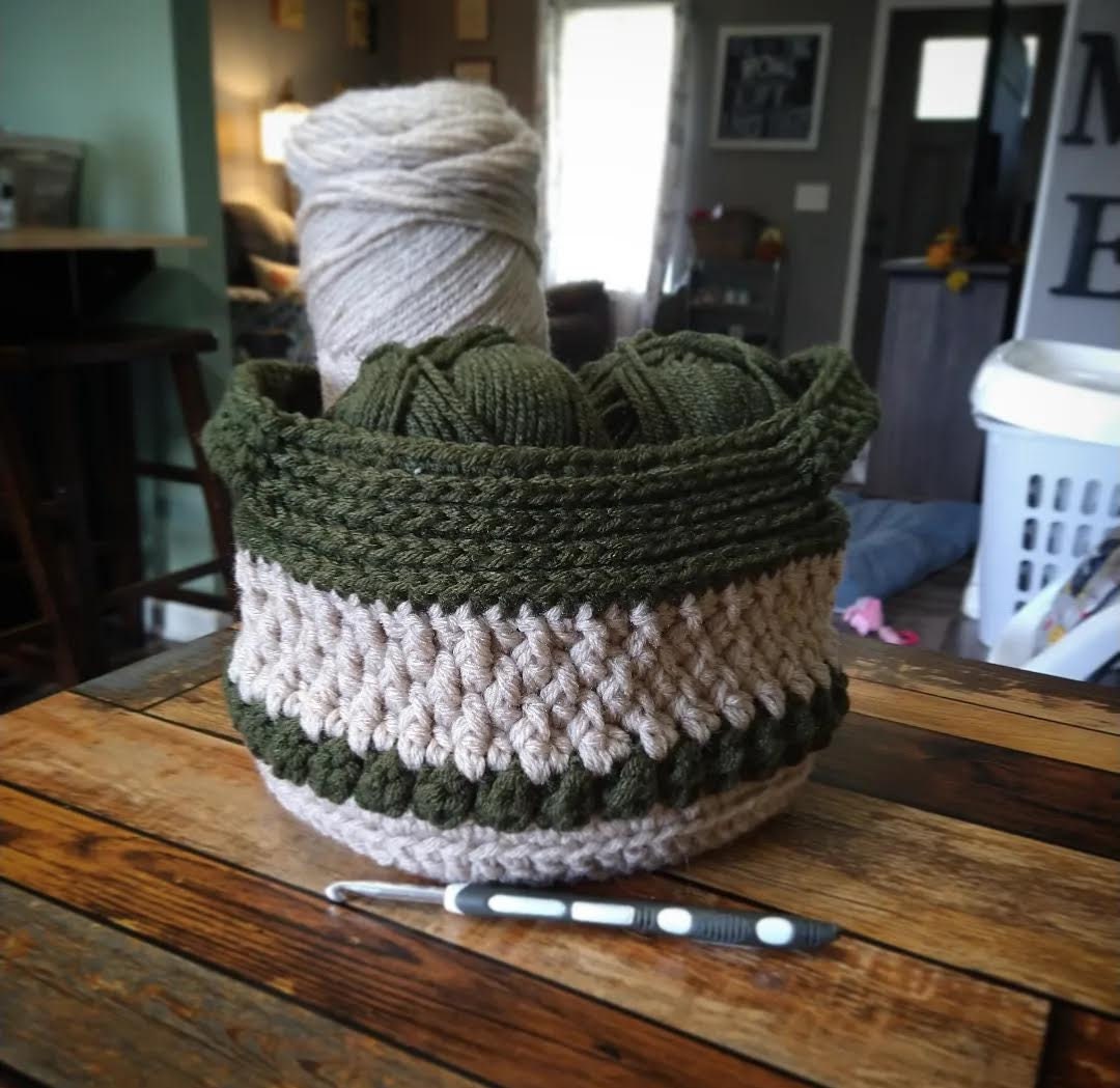 Juniper Basket Crochet Pattern Etsy