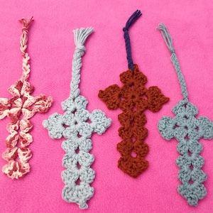 Crochet Cross Bookmark