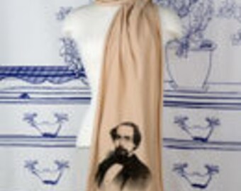 Foulard en jersey ultra doux Charles Dickens