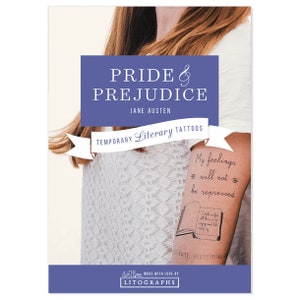 Citations de tatouages Pride and Prejudice temporaires image 1