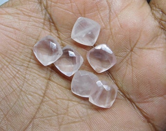10.10cts NATURAL SMOKY QUARTZ oval 12x16mm 1pcs checker cut one side bottom flat