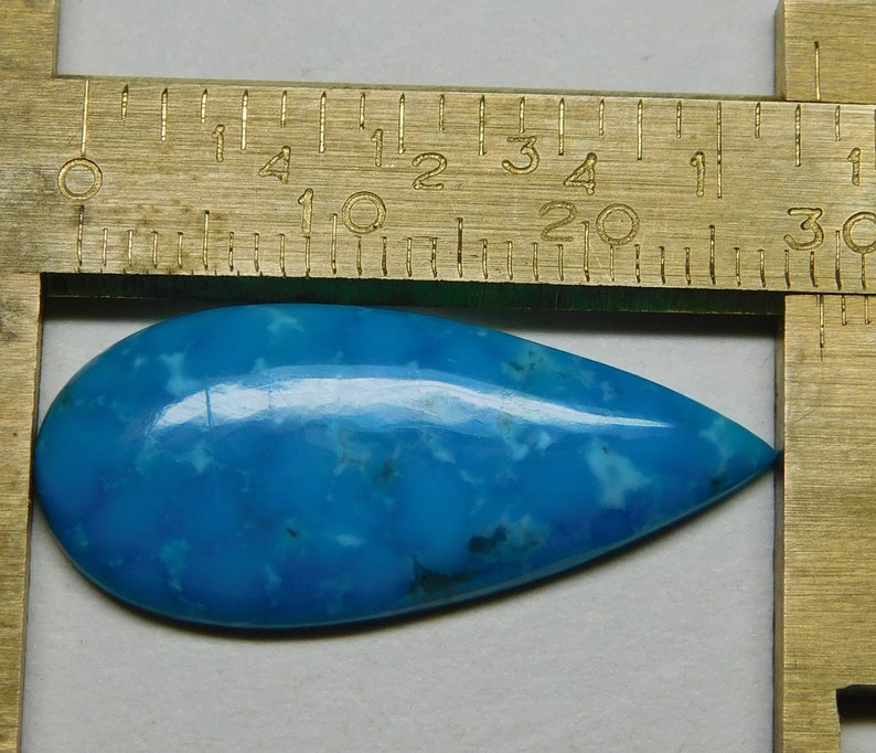 Turquoise Gemstone Turquoise Stone For Making Jewelry 10.20 Cts Turquoise Cabochon Pear Shape 13x29mm Gemstone Turquoise Cabs
