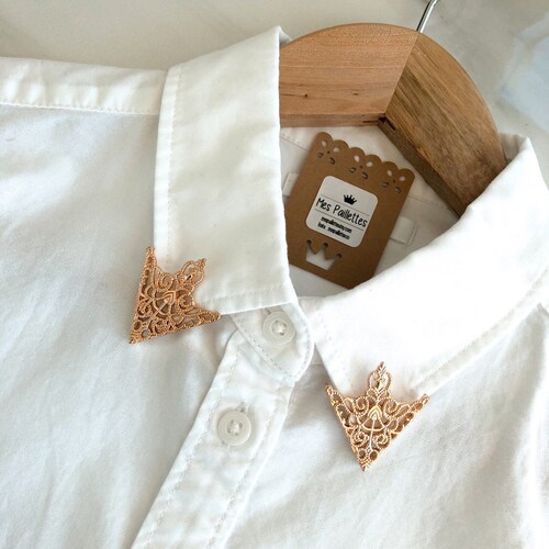 Triangle Collar Pin Collar Tips Collar Studs Collar Pins Etsy