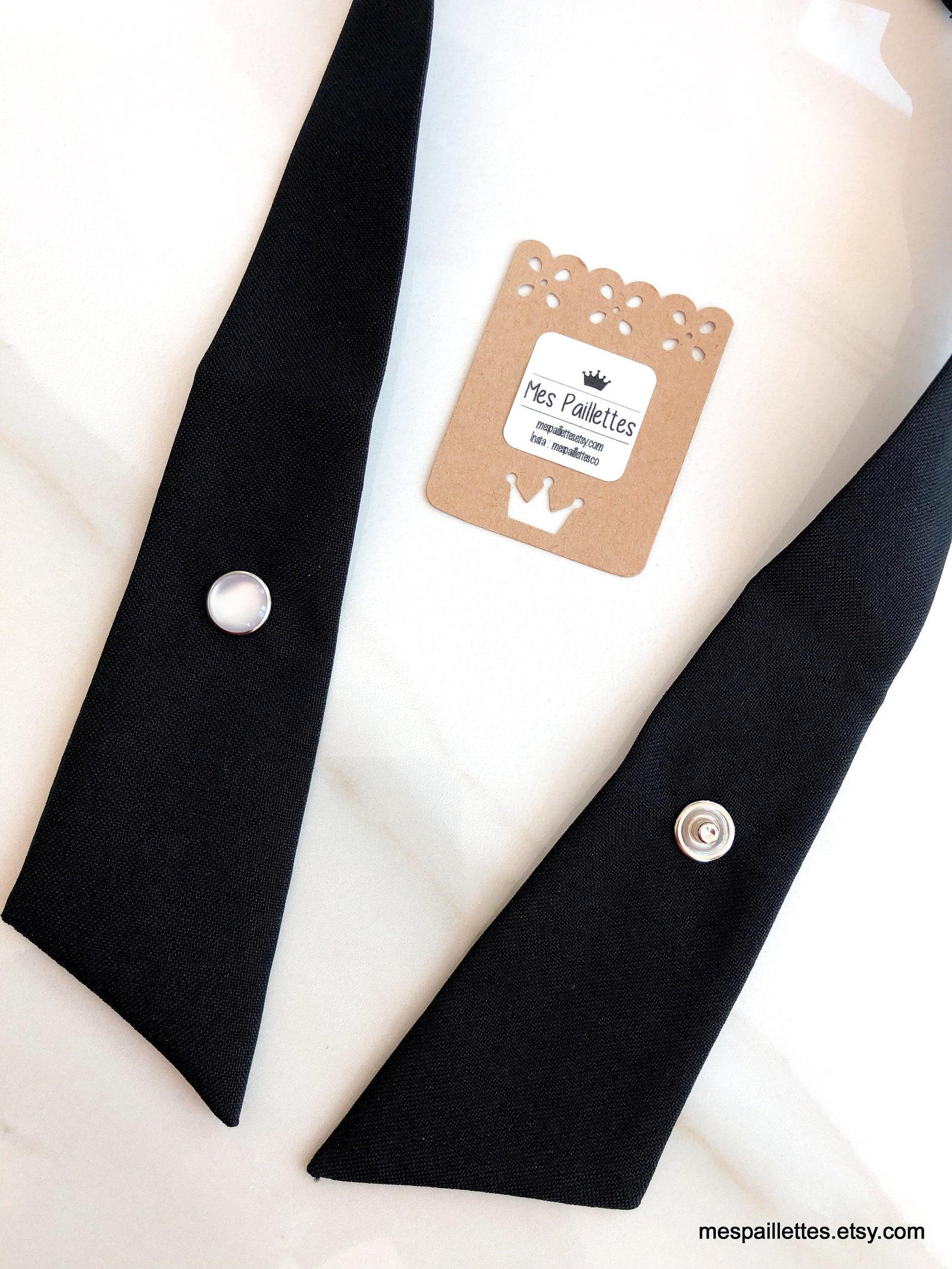 Crossover Tie Collar Tie Necktie Uniform Tie Women's Etsy