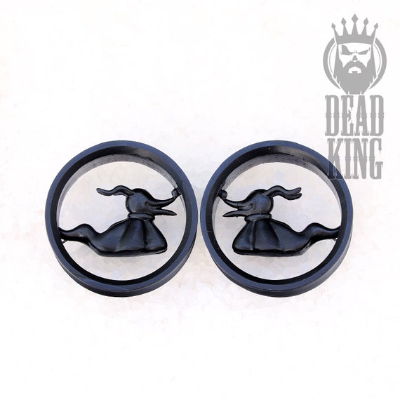 A Pair of Zerofrom Nightmare Before Christmas BLACK Earplug