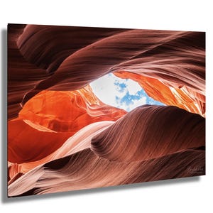 Antelope Canyon Print: Abstract Red Rock Desert Wall Art