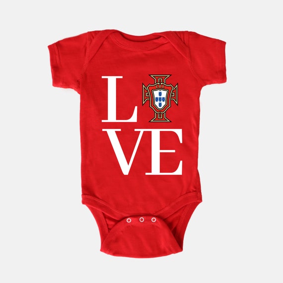 Country Soccer Crest Bodysuit Portugal