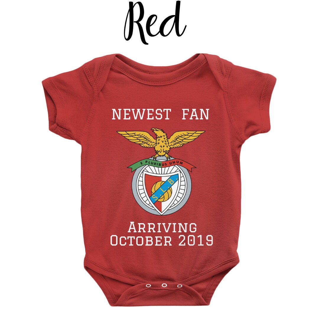 Personalizado BENFICA Fútbol Portugal Bebé Bodysuit Romper Etsy